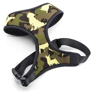 MORSO ® Breathable Air Mesh Harness for Small Medium Dogs Army Green Size XS MORSO ® Breathable Air Mesh Harness for Small Medium Dogs Army Green Size XS