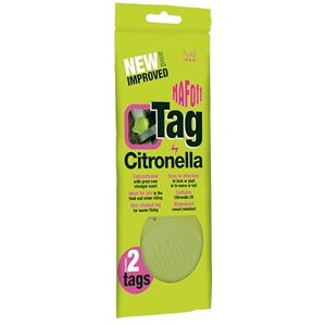 NAF Off Citronella Tag – 2 Pack – Natural Insect Repellent Tags for Horses – Long-Lasting Protection Against Flies & Midges – Ideal for Use on Headcollars or Manes NAF Off Citronella Tag – 2 Pack – Natural Insect Repellent Tags for Horses – Long-Lasting Protection Against Flies & Midges – Ideal for Use on Headcollars or Manes