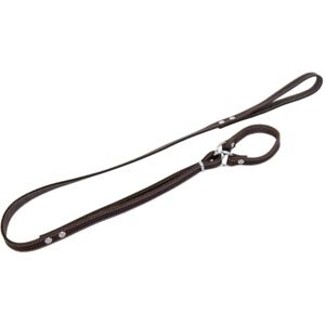 JACK AND VANILLA , Martingale Dog Lead, Fat Leather Model, Brown, Size 16 mm x 128 cm JACK AND VANILLA , Martingale Dog Lead, Fat Leather Model, Brown, Size 16 mm x 128 cm