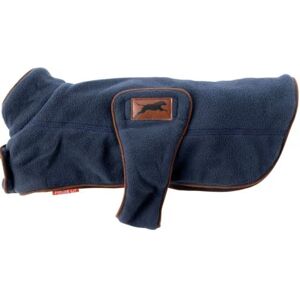 House of Paws Comfort Zone Heavy Canvas Fleece Jacket Navy 18in House of Paws Comfort Zone Heavy Canvas Fleece Jacket Navy 18in