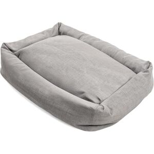 Record Single Design Cotton Dog and Cat Bed for Dogs and Cats. Quick drying soft and cozy. Rectangular cushion for dogs and cats S 60 x 45 x 17h, Grey Record Single Design Cotton Dog and Cat Bed for Dogs and Cats. Quick drying soft and cozy. Rectangular cushion for dogs and cats S 60 x 45 x 17h, Grey