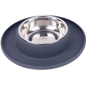 Dehner Clean Bowl Dog and Cat Bowl 350 ml Diameter 24 cm Height 4 cm Stainless Steel/Silicone Dark Grey Dehner Clean Bowl Dog and Cat Bowl 350 ml Diameter 24 cm Height 4 cm Stainless Steel/Silicone Dark Grey