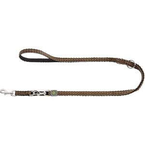 HUNTER Adjustable leash Hilo 15/200 mesh, brown HUNTER Adjustable leash Hilo 15/200 mesh, brown