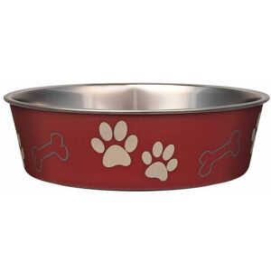 LOVING PETS Stainless Steel Bella Dog Bowl Non-Slip Dishwasher Safe & Bacteria Resistant Metallic Metallic Pet Dish -Merlot X-Large (1.8 Litre) LOVING PETS Stainless Steel Bella Dog Bowl Non-Slip Dishwasher Safe & Bacteria Resistant Metallic Metallic Pet Dish -Merlot X-Large (1.8 Litre)