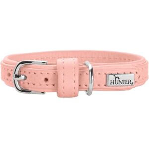 HUNTER SOHO MINI Dog Collar, Colour: Light Pink, Cowhide Leather, Soft & Supple, Gentle on Fur, Lightweight, for Small Dogs and Puppies, Made in Germany, Size: 37 HUNTER SOHO MINI Dog Collar, Colour: Light Pink, Cowhide Leather, Soft & Supple, Gentle on Fur, Lightweight, for Small Dogs and Puppies, Made in Germany, Size: 37