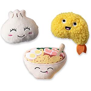 Fringe Studio Plush Dog Toy Set, Soy INTO You, 3 Piece Set, for Small Dogs (289517) Fringe Studio Plush Dog Toy Set, Soy INTO You, 3 Piece Set, for Small Dogs (289517)