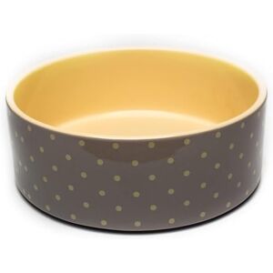 Petface Dog Grey Dots Ceramic Bowl - Dog Ceramic Bowl Petface Dog Grey Dots Ceramic Bowl - Dog Ceramic Bowl