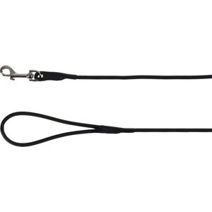 Flamingo Dog Training and tracking leash Caspar Black 5m 6mm Flamingo Dog Training and tracking leash Caspar Black 5m 6mm