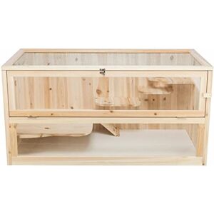 Trixie rodent home for mice and hamsters with acrylic disc different levels front elements can be opened completely lid can be opened from above wood/metal/acrylic 100 x 50 x 50 cm 62483 Trixie rodent home for mice and hamsters with acrylic disc different levels front elements can be opened completely lid can be opened from above wood/metal/acrylic 100 x 50 x 50 cm 62483