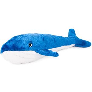 ZippyPaws Jigglerz Tough Stuffing Squeaky Plush Dog Toy, Ocean Themed Toys Blue Whale ZippyPaws Jigglerz Tough Stuffing Squeaky Plush Dog Toy, Ocean Themed Toys Blue Whale