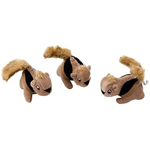 Outward Hound 3-Pack Squirrel Plush Toy - Dog Toy Outward Hound 3-Pack Squirrel Plush Toy - Dog Toy