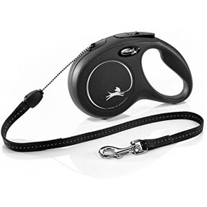 Flexi New Classic Cord Black Retractable Dog Lead Small 12kg 8m (26ft) Flexi New Classic Cord Black Retractable Dog Lead Small 12kg 8m (26ft)