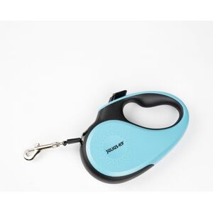 Julius-K9 Retractable Dog Lead, M 5 m Tape, Black/Turquoise – anti-slip handle, ribbon leash, extandable, one handed brake, pause, lock, reflective ribbon, tangle free, heavy duty Julius-K9 Retractable Dog Lead, M 5 m Tape, Black/Turquoise – anti-slip handle, ribbon leash, extandable, one handed brake, pause, lock, reflective ribbon, tangle free, heavy duty