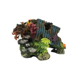 CLASSIC Container with Corals with plants 175x115x145mm CLASSIC Container with Corals with plants 175x115x145mm