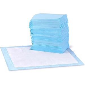 Amazon Basics Dog and Puppy Training Pads, Leakproof, Five-Layer Design with Quick-Dry Surface, Regular, 56 x 56 cm, Pack of 150, Blue Amazon Basics Dog and Puppy Training Pads, Leakproof, Five-Layer Design with Quick-Dry Surface, Regular, 56 x 56 cm, Pack of 150, Blue