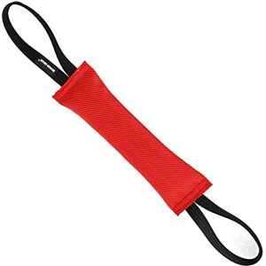 DINGO GEAR WWW.DINGOGEAR.COM 1977 DINGO GEAR Firehose Bite Tug 2 Handles Heavy Duty Toy for K9 IGP Dog Training Sports Play Fetch Bite Work Floating Tug of War to Fire Up Prey Drive Size XXL Red S00298 DINGO GEAR WWW.DINGOGEAR.COM 1977 DINGO GEAR Firehose Bite Tug 2 Handles Heavy Duty Toy for K9 IGP Dog Training Sports Play Fetch Bite Work Floating Tug of War to Fire Up Prey Drive Size XXL Red S00298