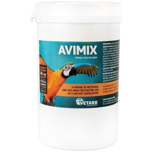 Vetark Avimix, multivitamin and Calcium Supplement for Birds, 250 g Vetark Avimix, multivitamin and Calcium Supplement for Birds, 250 g