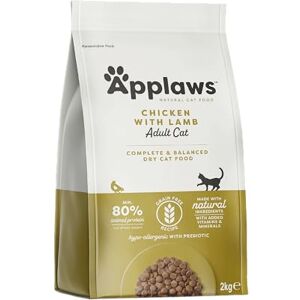 Applaws Natural Complete Dry Food for Adult Cats, Chicken with Lamb Grain Free, 2kg Bag Applaws Natural Complete Dry Food for Adult Cats, Chicken with Lamb Grain Free, 2kg Bag