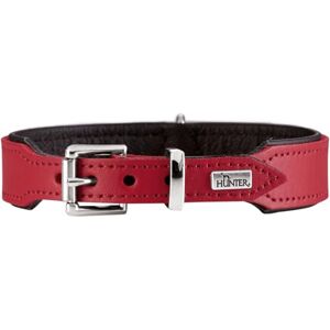 Hunter Basic Dog Collar - 35-39.5 cm - Red/Black Hunter Basic Dog Collar - 35-39.5 cm - Red/Black