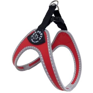 Tre Ponti Fibbia Small Dog Harness, 3.5 cm, Red Tre Ponti Fibbia Small Dog Harness, 3.5 cm, Red