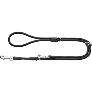 HUNTER Freestyle Adjustable Leash, 8 mm Diameter x 200 cm Length, Black HUNTER Freestyle Adjustable Leash, 8 mm Diameter x 200 cm Length, Black