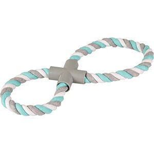 Flamingo DT COTTON JIM PULL ROPE 8-RING MINT/WHITE/GREY 37CM Flamingo DT COTTON JIM PULL ROPE 8-RING MINT/WHITE/GREY 37CM