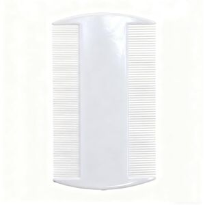 Qytskoow Double Sided Flea Comb For Cats Dogs Puppy, Fine Tooth Comb, Pet Grooming Combs Dandruff Removal Combs,White Qytskoow Double Sided Flea Comb For Cats Dogs Puppy, Fine Tooth Comb, Pet Grooming Combs Dandruff Removal Combs,White