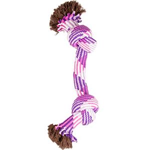 duvoplus , Premium Cotton Rope with Bow 47cm Toy Dog duvoplus , Premium Cotton Rope with Bow 47cm Toy Dog