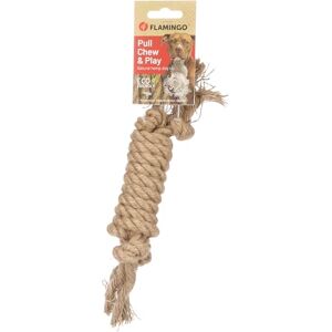 Flamingo DT HEMP KUSH PULL ROPE 4 KNOTS BROWN 27x6x4,5CM Flamingo DT HEMP KUSH PULL ROPE 4 KNOTS BROWN 27x6x4,5CM