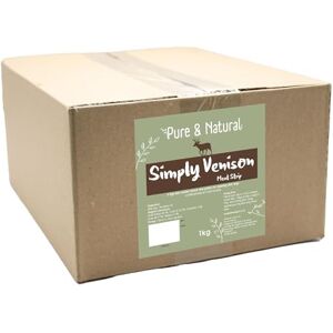 Pure & Natural Venison Deer Strips Natural Dog Chews Long Lasting, Hypoallergenic, & Grain Free Recipe, Healthy Low Fat Dog Treats Jerky-Like Meat Strips 1kg Pure & Natural Venison Deer Strips Natural Dog Chews Long Lasting, Hypoallergenic, & Grain Free Recipe, Healthy Low Fat Dog Treats Jerky-Like Meat Strips 1kg