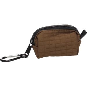 Flamingo POOP BAG HOLDER VIKA BROWN + 1 ROLL 9x4x5,5CM Flamingo POOP BAG HOLDER VIKA BROWN + 1 ROLL 9x4x5,5CM