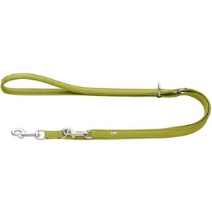 HUNTER Amalfi Adjustable Dog Lead Green Vegan Faux Leather Nappa Look Adjustable to 3 Different Positions Soft Easy Care Brilliant Colour Made in Germany Size: 20/200 HUNTER Amalfi Adjustable Dog Lead Green Vegan Faux Leather Nappa Look Adjustable to 3 Different Positions Soft Easy Care Brilliant Colour Made in Germany Size: 20/200