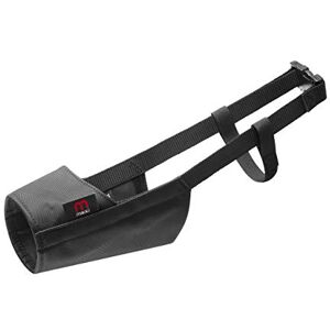 Mikki Dog and Puppy Soft Breathable Nylon Muzzle to Prevent Biting and Chewing Size 4XL, Black Mikki Dog and Puppy Soft Breathable Nylon Muzzle to Prevent Biting and Chewing Size 4XL, Black