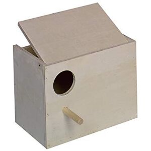 Nobby Budgie Nesting Box Hole Left; 22 x 16 x 17 cm Nobby Budgie Nesting Box Hole Left; 22 x 16 x 17 cm