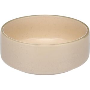 Flamingo FEEDING AND DRINKING BOWL LADO ROUND BEIGE 15,5x6,5CM 750ML Flamingo FEEDING AND DRINKING BOWL LADO ROUND BEIGE 15,5x6,5CM 750ML