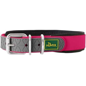 HUNTER Convenience Comfort Dog Collar Plastic Material Neoprene 65 L-XL Raspberry HUNTER Convenience Comfort Dog Collar Plastic Material Neoprene 65 L-XL Raspberry