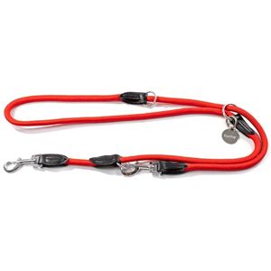 Lionto Dog Leash - Adjustable Versatile 200cm Weatherproof Red Lionto Dog Leash - Adjustable Versatile 200cm Weatherproof Red