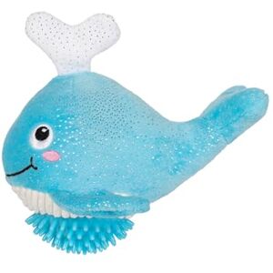 Fringe Studio Plush Dog Toy – “FEELING WHALEY GOOD!” Whale Squeaky Dog Toy with TPR Spiky Ball – Dental Chew Toy for Teeth & Gums – Crinkle Plush Toy for Small & Medium Dogs – Pet Shop Collection Fringe Studio Plush Dog Toy – “FEELING WHALEY GOOD!” Whale Squeaky Dog Toy with TPR Spiky Ball – Dental Chew Toy for Teeth & Gums – Crinkle Plush Toy for Small & Medium Dogs – Pet Shop Collection