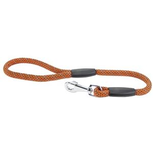 Ferplast SPORT REFLEX Dog Lead, Reflective Lead, in Nylon Cord with Metal Snap Hook, Handle for Safe Control, Length 60 cm, Orange Ferplast SPORT REFLEX Dog Lead, Reflective Lead, in Nylon Cord with Metal Snap Hook, Handle for Safe Control, Length 60 cm, Orange