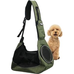 PETIQUE Adjustable Pet Sling Carrier for Small to Medium Dogs & Cats Comfortable & Secure Dog Sling for Walking & Outdoor Travel Versatile Puppy and Cat Sling with Shoulder Strap Up to 10kg PETIQUE Adjustable Pet Sling Carrier for Small to Medium Dogs & Cats Comfortable & Secure Dog Sling for Walking & Outdoor Travel Versatile Puppy and Cat Sling with Shoulder Strap Up to 10kg