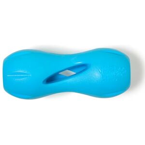 WEST PAW Zogoflex Qwizl Dog Puzzle Treat Toy ? Interactive Chew Toy for Dogs ? Dispenses Pet Treats ? Brightly-Colored Dog Puzzles for Aggressive Chewers, Fetch, Catch, Non-Toxic, Aqua Blue, Large WEST PAW Zogoflex Qwizl Dog Puzzle Treat Toy ? Interactive Chew Toy for Dogs ? Dispenses Pet Treats ? Brightly-Colored Dog Puzzles for Aggressive Chewers, Fetch, Catch, Non-Toxic, Aqua Blue, Large