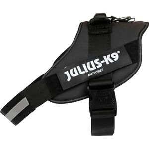 Julius-K9 IDC Powerharness, Size: 3/2XL, Black Faux Leather Julius-K9 IDC Powerharness, Size: 3/2XL, Black Faux Leather
