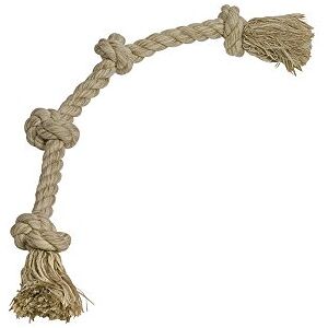 Nobby Rope Toy Sisal Cotton Mix Natural 60 cm 260 g 4 Knots Nobby Rope Toy Sisal Cotton Mix Natural 60 cm 260 g 4 Knots