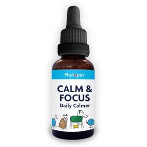 Phytopet Calm & Focus 100ml Natural Cognitive & Mood Support Bacopa, Ashwagandha, St. John’s Wort For Dogs, Cats, Birds, Horses Phytopet Calm & Focus 100ml Natural Cognitive & Mood Support Bacopa, Ashwagandha, St. John’s Wort For Dogs, Cats, Birds, Horses