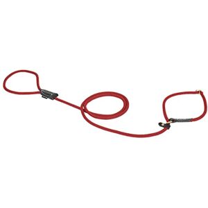 duvoplus , EXPLOR Forest Range Training Lead Made of Strong and Soft Nylon with Leather Finish Size 170 cm/8 mm Red Ideal for Adventurous Walks and Expeditions duvoplus , EXPLOR Forest Range Training Lead Made of Strong and Soft Nylon with Leather Finish Size 170 cm/8 mm Red Ideal for Adventurous Walks and Expeditions