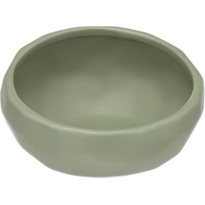 Flamingo FEEDING AND DRINKING BOWL UNIC ROUND GREEN 13,5x13x7CM 320ML Flamingo FEEDING AND DRINKING BOWL UNIC ROUND GREEN 13,5x13x7CM 320ML