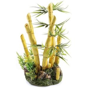 Classic Accessories CLASSIC Bamboo with Plants Aquarium Ornament 290mm Classic Accessories CLASSIC Bamboo with Plants Aquarium Ornament 290mm