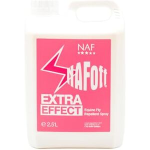 NAF Off Extra Effect Fly Spray Refill 2.5L – Natural Insect Repellent for Horses – Effective Against Flies, Midges & Biting Insects – With Citronella – Long-Lasting Summer Protection NAF Off Extra Effect Fly Spray Refill 2.5L – Natural Insect Repellent for Horses – Effective Against Flies, Midges & Biting Insects – With Citronella – Long-Lasting Summer Protection