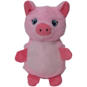 JACK AND VANILLA , Cuddly Toy Pig with Squeeker for Dogs and Cats, Fun and Comforting Toy, Soft and Durable Materials, Size 18 cm, Pink JACK AND VANILLA , Cuddly Toy Pig with Squeeker for Dogs and Cats, Fun and Comforting Toy, Soft and Durable Materials, Size 18 cm, Pink