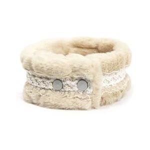 Record Victoria Collar for Dogs and Cats Made of Eco-Fur with Lace Details Adjustable Closure Size XXS Size: 4.5cm, Circumference 21.5-29cm Record Victoria Collar for Dogs and Cats Made of Eco-Fur with Lace Details Adjustable Closure Size XXS Size: 4.5cm, Circumference 21.5-29cm